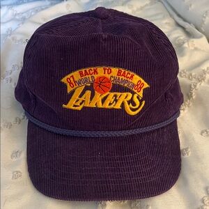 Purple Lakers cap (adults)